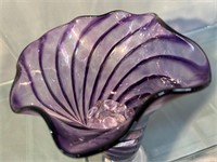 Purple Vase 10" Tall