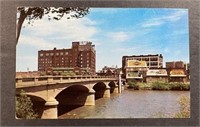 Vintage Postcard Douglas Avenue Bridge Wichita