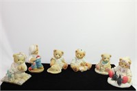 Lot of 6 Cherished Teddies Figurines