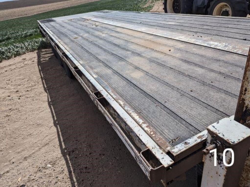 22' Kohler Triple Axle Flatbed Gooseneck Trailer