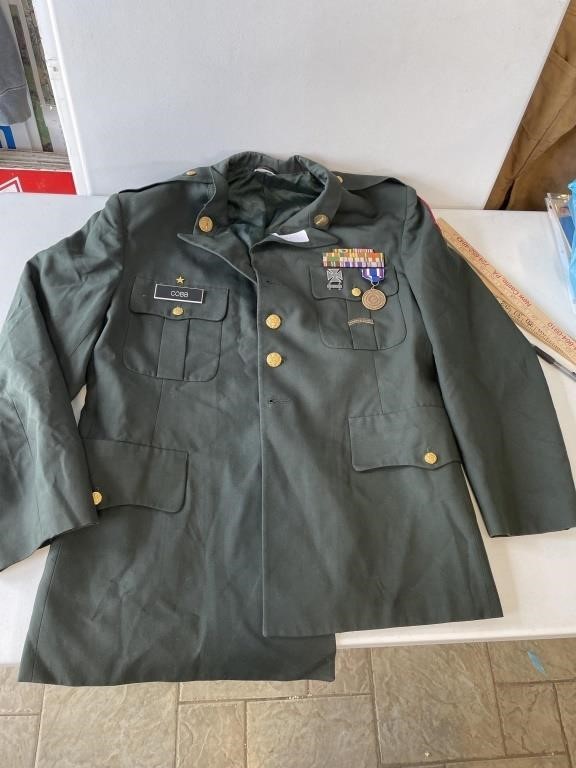 US Army ROTC Uniform Jacket  With Medals