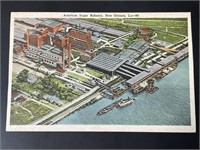 Vintage New Orleans Sugar Refinery Postcard