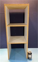 12x12x31in particle board shelf as is