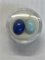 Lapis and Turquoise Cabochons