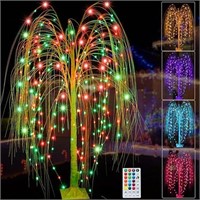 6FT 288 LED Lighted Willow Tree Outdoor Weeping Wi