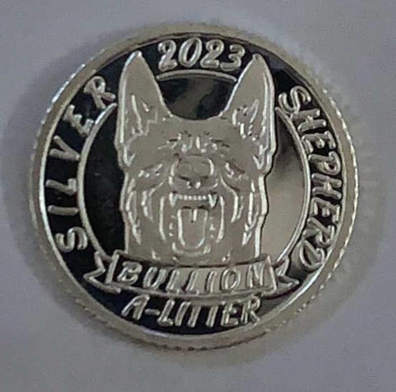 1 GRAM silver igot .9999 pure silver NO TAX