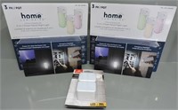 2X 3PACK HOME LUMINAIRE 5-IN1 POWER FAILURE LIGHTS