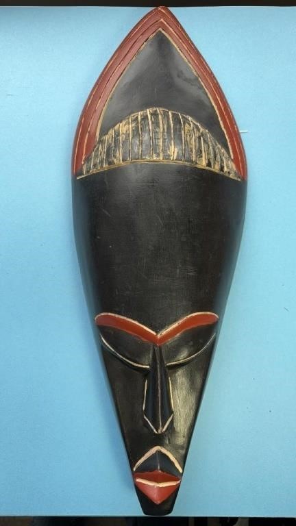 Hand Made Wood Baffour African Art Inc. Mask