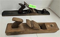 Lot of 2 Large Hand Wood Planes