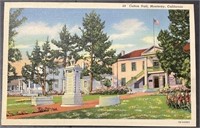 Antique Colton Hall Monterey CA Postcard PPC