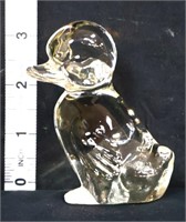Fenton Clear Duck Figure