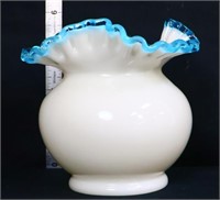 Fenton Aquacrest Round Vase