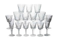 FIFTEEN  WATERFORD ASSORTED LISMORE GLASSES