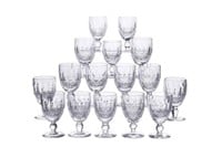 SIXTEEN PC ASSORTED WATERFORD STEMWARE