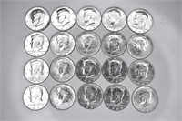 (20) .900 Silver Kennedy Halves