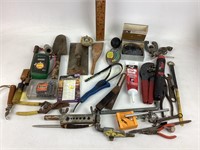 Hand tools including, trowel, bottle opener, Skil