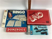 Games, Dragon Dominoes, Deluxe Uno, Bingo. In