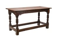 ANTIQUE ENGLISH OAK REFECTORY TABLE