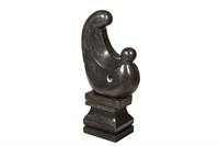 DECORATIVE SOAPSTONE SCULPTURE COLLETTI