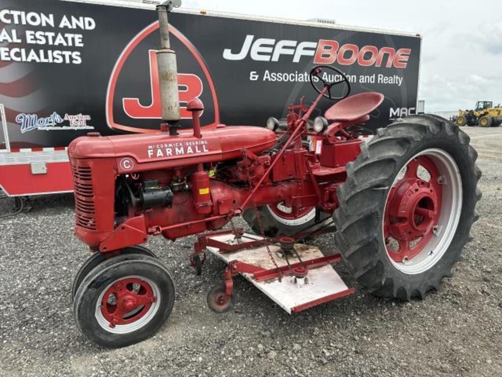 Farmall C Tractor With 5ft Belly Mower