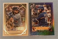 Bo Bichette + Jose Bautista Press Proof Cards