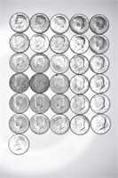 (31) Clad Silver Kennedy Halves