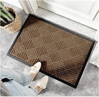$90 2Entrance Mats In Brown