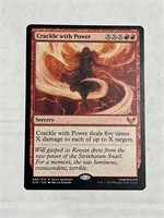 Magic The Gathering MTG Crackle with Power Card