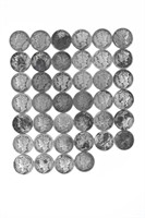 (40) .900 Silver Mercury Dimes