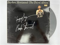 Autograph COA Barbra Streisand vinyl