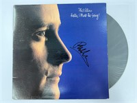 Autograph COA Phil Collins vinyl