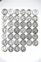 (40) .900 Silver Washington Quarters