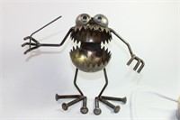 Sugarpost Gnome Be Gone Welded Metal Art