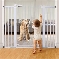 NEW $150 BABELIO 36 In Extra Tall Metal Baby Gate