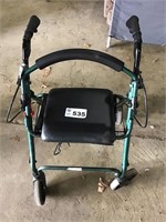 ROLLING WALKER WITH SEAT