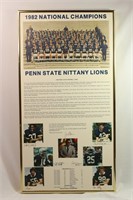 Framed 1982 Penn State Nittany Lions Picture