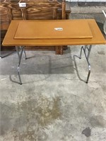 4 FOOT FOLDING TABLE AND COVERED BOARD