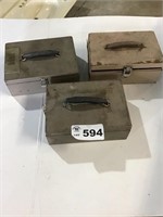 3 CASH BOXES