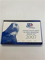 2007 US Mint 50 States Quarters Proof Set
