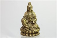 A Bronze Sitting Buddha
