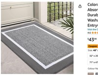 Colorxy Indoor Door Mat,