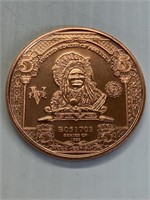 Indian Chief 1oz Copper Round