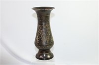 Engraved Bronze Vase
