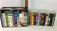 VHS movies, including mission impossible men in