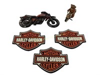 Metal Motorcycle Decor, Harley Davidson