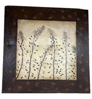 Wall Art Pressed Painting Gold Accenting with