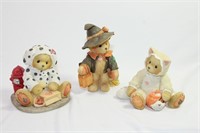 Lot of 3 Halloween Theme Cherished Teddies