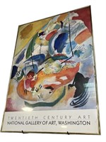 Kandinsky Modern Art Exhibition Poster Print, Mid