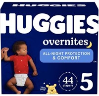 New Huggies Overnites Size 5 Overnight Diapers