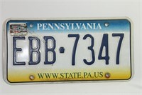 Pennsylvania License Plate